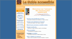 Desktop Screenshot of guide-accessible.com